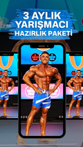 3 Aylık Yarışmacı Hazırlık Paketi (Sadece Men's Physique ve Classic Physique)