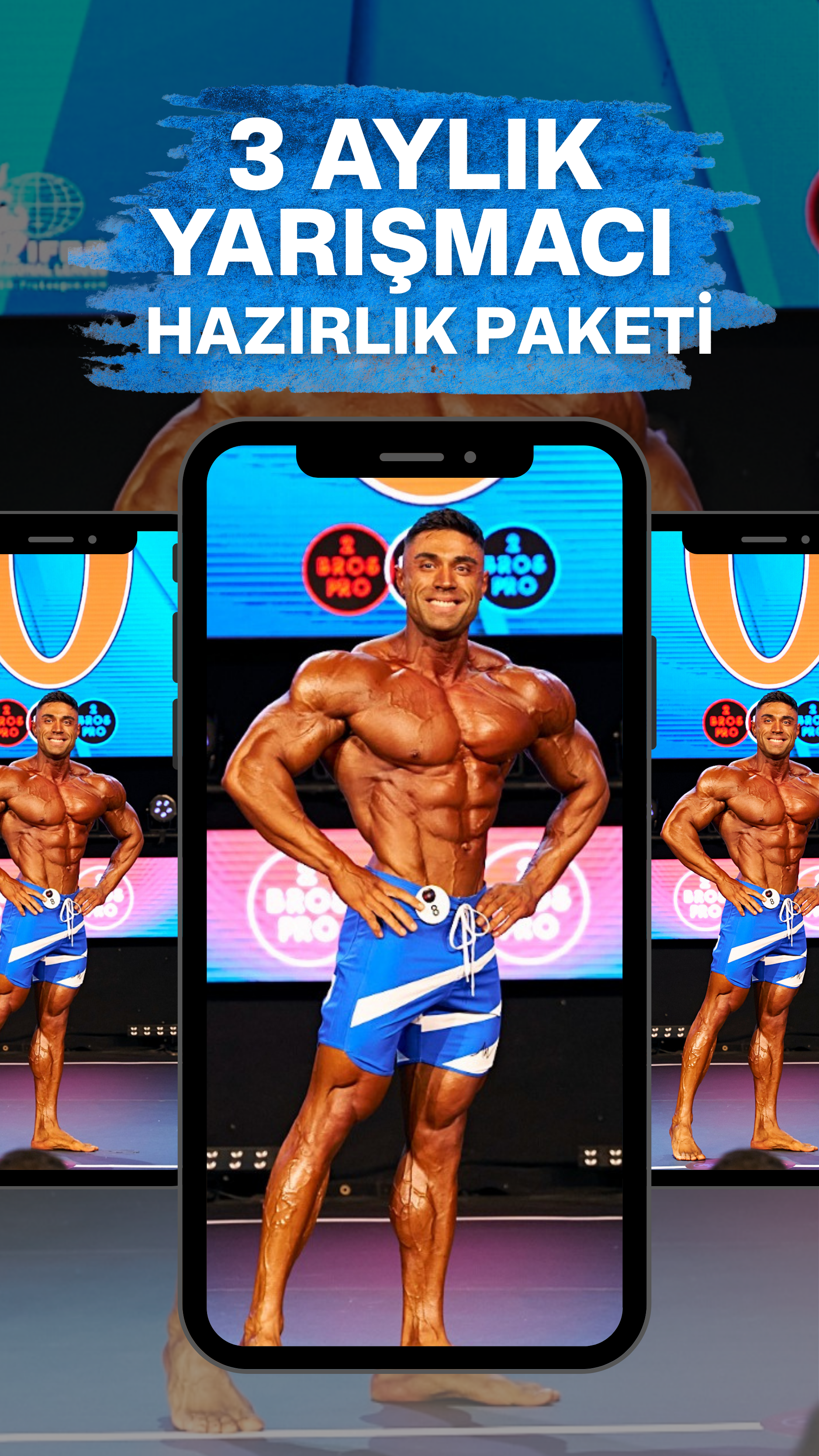 3 Aylık Yarışmacı Hazırlık Paketi (Sadece Men's Physique ve Classic Physique)