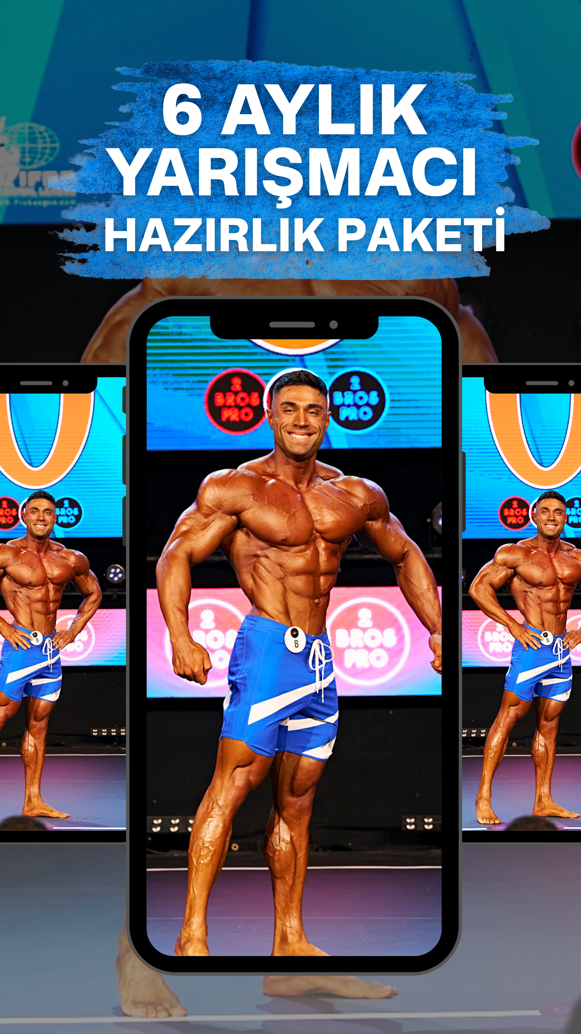 6 Aylık Yarışmacı Hazırlık Paketi (Sadece Men's Physique ve Classic Physique)